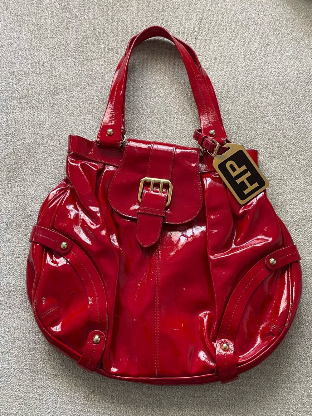Dooney & Bourke HP Hayden Panettiere Limited Edition Red Patent Leather Bag